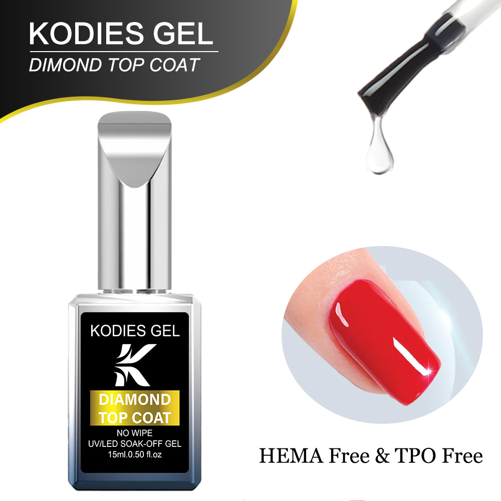 KODIES GEL Diamond Top Coat NE - огляд і ціна Gel Top Coat