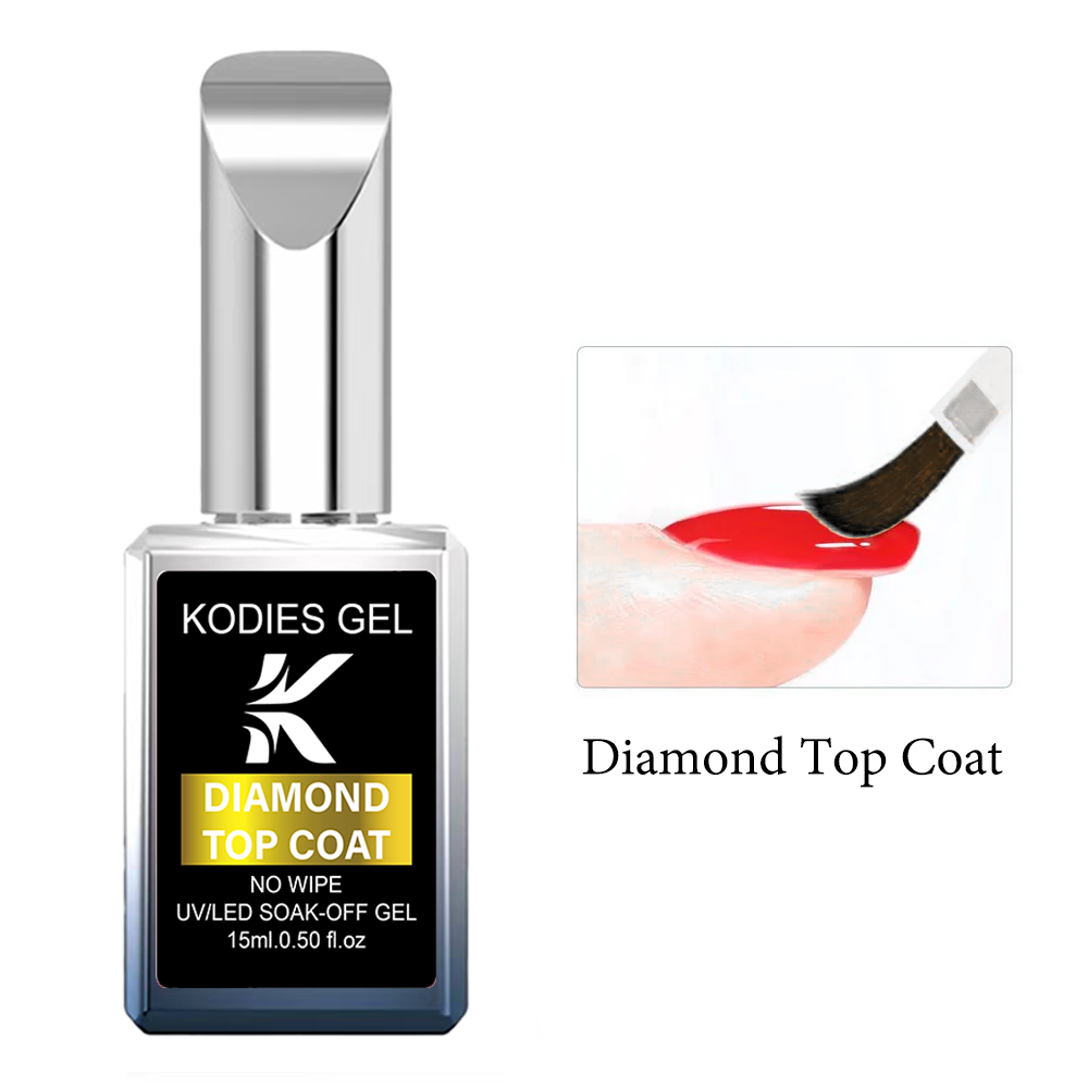 KODIES GEL Diamond Top Coat NE - огляд і ціна Gel Top Coat